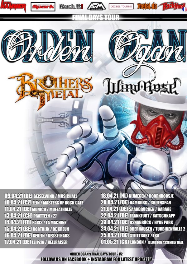 Orden Ogan Tour 2021