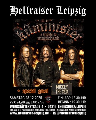 Ticket "KILMINISTER"