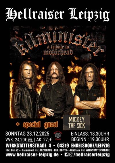 Ticket "KILMINISTER"