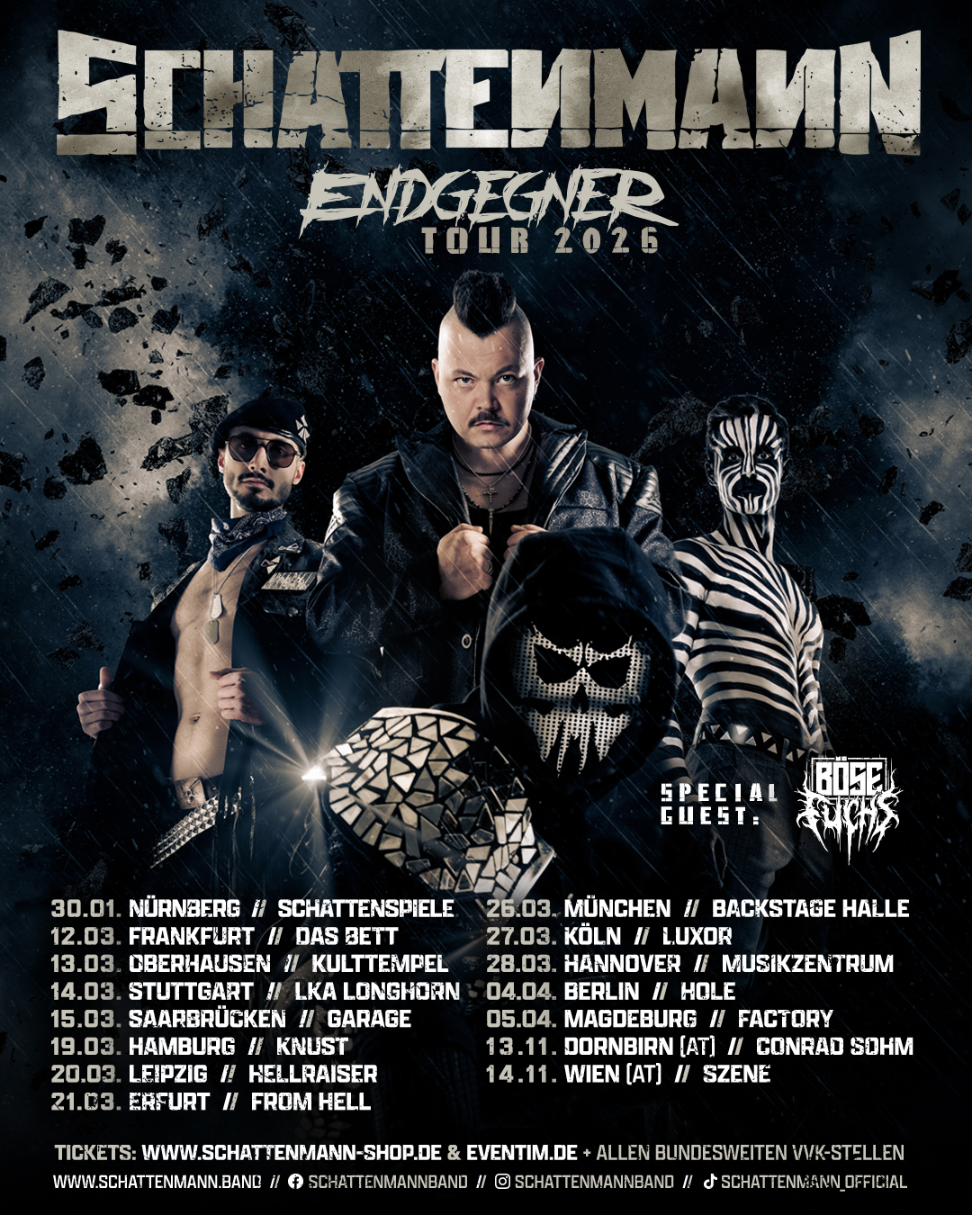 Ticket "SCHATTENMANN"